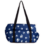 Paw Print Small Pet Carrier Soft Sided Tote Dog Puppy Travel Purse Shoulder Bag