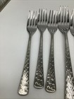 Kingstone 19 Piece Hammered Silverware Set 18 10 Stainless Steel Flatware Lot
