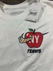 Nike New York City Tennis Dri Fit White Long Sleeve Shirt    state Of Mind    Xxl
