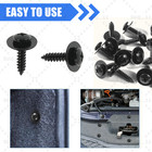 50pcs Replacement Screw Clips Rivet Fastener For Toyota Fender Bumper Splash