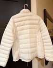 Mint White Lightweight Quilted Puffer Jacket Girls L   please See Item Details 