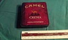 Camel Cigarette Metal Tin - Crema Creamy Indulgent - Vintage - Empty Authentic