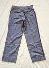 Vintage 1950s-60s Postal Mailman Pants Salt Pepper Cotton Red Stripe