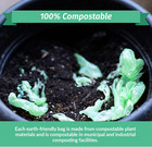 Reli  Compostable 13 Gallon Trash Bags   150 Count Bulk   Astm D6400   Green   E