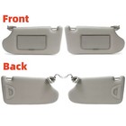 For Nissan Altima 2013-2018 Sun Visor Driver   Passenger Pair Set Lighted Gray