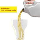 White Flexible Mess Free Oil Change Funnel Tube For Honda Inverter Generator