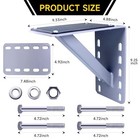Heavy Duty Steel Trailer Step 300-lbs Capacity For Boat   Utility Trailers  Anti