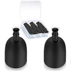 Scleral Contact Lens Inserter Storage Stand With 6 Vented Inserters  Black