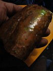 Ammolite Baculite Ammonite Fossil Iridescent  Opalized  Rare Gemstone