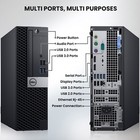 Dell Sff Desktop Pc Intel I5 6th 32gb 1tb Ssd 1tb Hdd New 24  Led Wifi Windows11