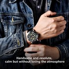 48mm Men s Quartz Watch Waterproof - Water Resistance  Stainless Steel Buckle