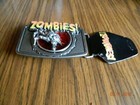 Mwt- Bioworld Zombies  Pewter Finish Metal Belt Buckle  