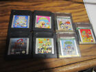 Nintendo Game Boy Games Select A Title