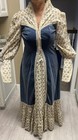 Vintage 70s Gunne Sax Jessica Blue Velvet And Calico Ivory Prairie Dress Floral