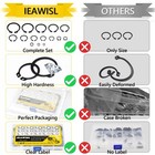 Snap Ring Shop Assortment  Alloy Steel Retaining Ring 325 Piece 15 Sizes C-clips