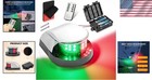 Battery Powered Navigation Light For Boat  Remote Control Led Marine Light Wi   