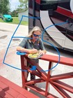 Iron Maiden Signed Powerslave Vinyl  Drum Head Nicko Mcbrain Photo Proof Cd Lp