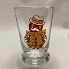 Vintage Mcm Squirt   Whiskey 3 7 8  Glasses Glow Ball Set Of 4