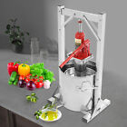 12l Stainless Steel W  Hydraulic Jack Fruit Press Wine Cider Making Juice Press