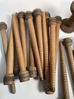 Wood Spools Bobbins Wooden Industrial 3 -8 75  Vintage Quills Mix Lot-30 