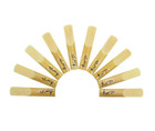 10pcs Lade E-flat Alto Saxophone Reed With Transparent Case Strength 2 5