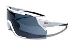 Smith Attack Mag Mtb Sunglasses Matte White  Chromapop Black Lens   Bonus Lens