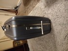 American Tourister Vintage Blue Hardshell Makeup Train Case Luggage Organizer