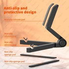 Adjustable Portable Desktop Holder Mount Folding Tablet Stand Anti-slip For Ipad