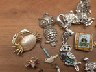 Vintage-now 15 Pcs Animals Bugs Pendant Charms Craft Parts Jewelry Making Lot 21