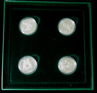 Canada  1996 Little Wild Ones 4 Coins Sterling Silver Set Original Box
