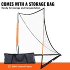 6 x6  Lacrosse Goal Net Portable Backyard Training Equipment Carry Bag