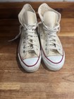 Converse Vintage White All Star Chuck Taylor Low Made In Usa Size 9