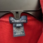 Polo Ralph Lauren Boys Red 100  Cotton 1 4 Zip Pullover Sweater Size 4 4t