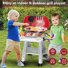 Play Kitchen Sets Toy For Toddlers 3-5  Indoor Outdoor Interactive Kids Bbq    