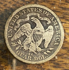 1876-cc Liberty Seated Quarter Super Original Fine Chrc