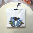 Polo Ralph Lauren Men s Polo Bear Lighthouse Crewneck Sweater White Size Medium