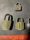 Antique   Vintage  Padlock Collection Lock Lot Of 10