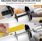 Inside Pipe Cutter For Pvc Pipe  Cutter Tool Set With Scale - Adjustable Depth G