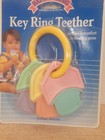 Vintage 1993 Babyking Key Ring Teether Multi Color Gum Soothing Chew Toy