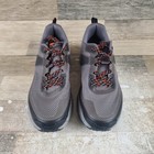 Kuru Atom Mens Hiking Shoes Sz 9 5 M Lead Gray Orange Spice Mesh Lace Up Sneaker