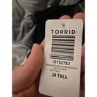 Nwt Torrid Studio Luxe Ponte Trouser Slim Boot Pants Black 28 Tall 28t