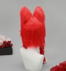 Orange Rabbiet Kigurumi Head paws Party Halloween Fur Cosplay Head Fursuit
