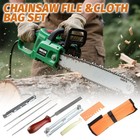 10x Chainsaw Sharpener Tool Kit File Gauge For Garden workshop Maintenance Tool