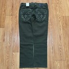 Rock Revival Men s New Canton Slim Straight Army Green Jeans Size 34x30