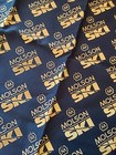 Vintage Molson Ski Bandana  Royal Blue  Beer Promotional Gift