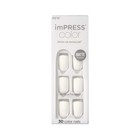 Kiss Impress Color Press-on Manicure Fake Nails  Brie - Short  Matte
