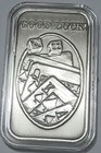Cmg Mint - Chess Moves - 1 Oz Antiqued 999 Fine Silver Bar W coa