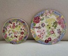 Gien France    millefleurs    Salad 9      Dessert 6 5  Plate In Excellent Condition