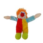 Vintage 1979 Dan Dee Circus Prize Clown Dan Plush Colorful  10  Inches