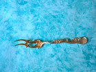 Very Rare George Shiebler Sterling Silver Cocktail Fork